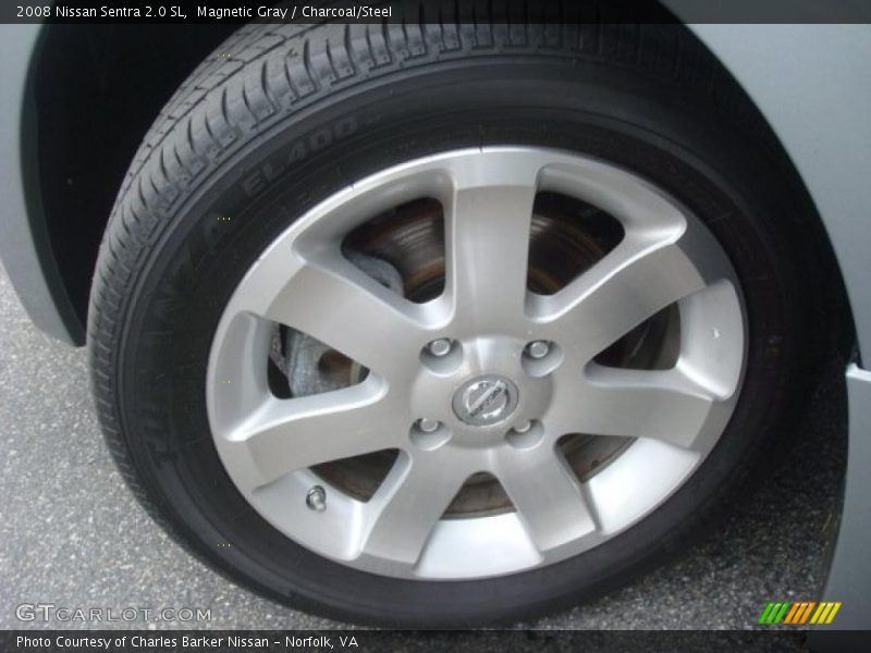 Magnetic Gray / Charcoal/Steel 2008 Nissan Sentra 2.0 SL