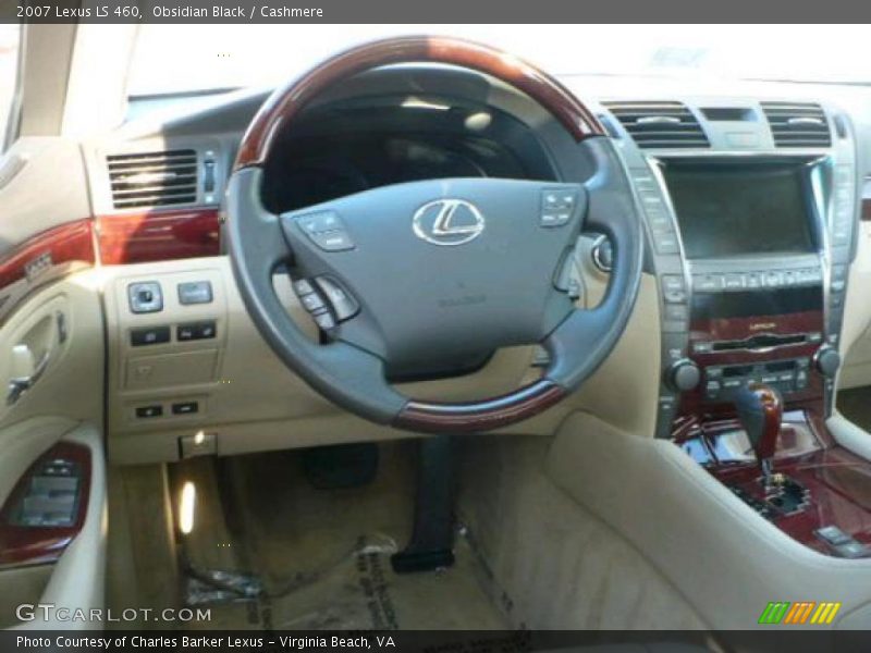 Obsidian Black / Cashmere 2007 Lexus LS 460