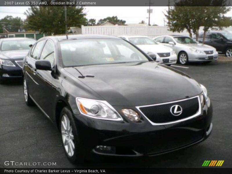Obsidian Black / Cashmere 2007 Lexus GS 350 AWD
