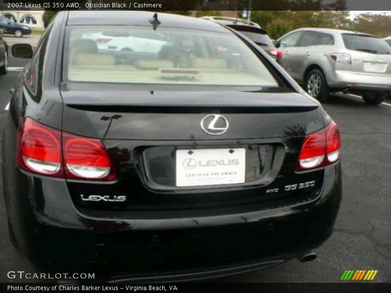 Obsidian Black / Cashmere 2007 Lexus GS 350 AWD