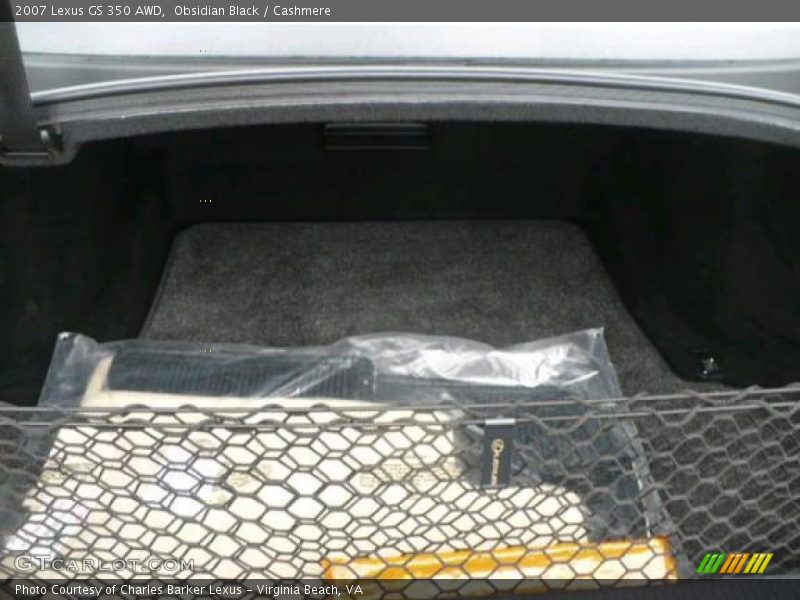 Obsidian Black / Cashmere 2007 Lexus GS 350 AWD
