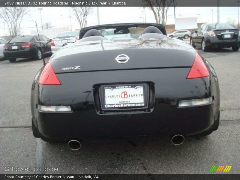 Magnetic Black Pearl / Charcoal 2007 Nissan 350Z Touring Roadster