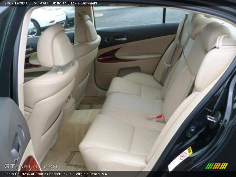 Obsidian Black / Cashmere 2007 Lexus GS 350 AWD