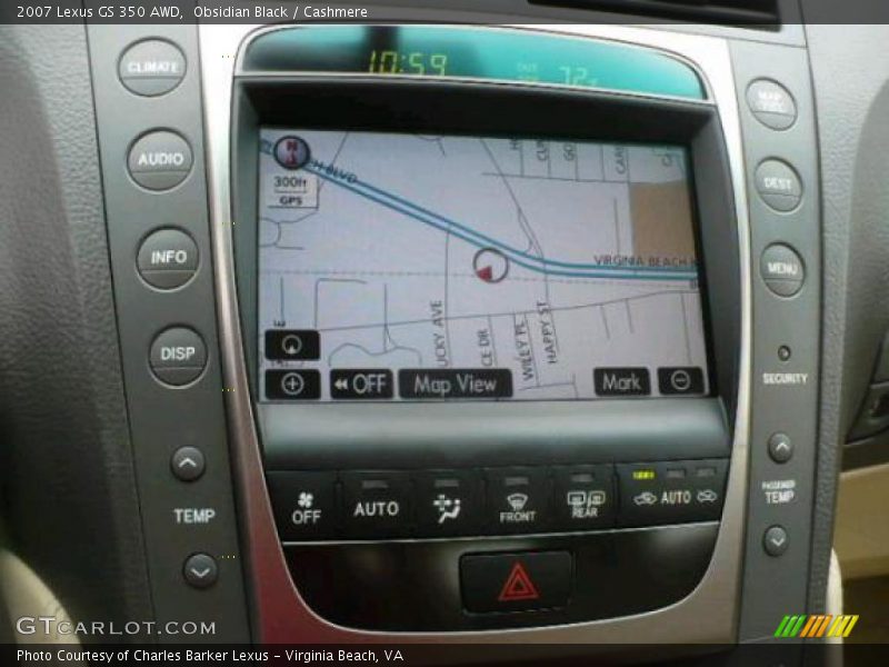 Obsidian Black / Cashmere 2007 Lexus GS 350 AWD