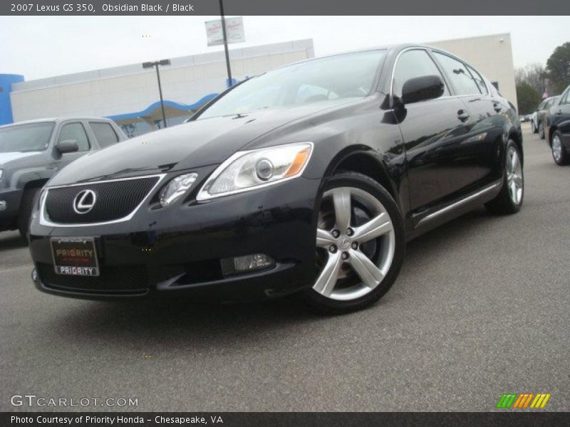 Obsidian Black / Black 2007 Lexus GS 350