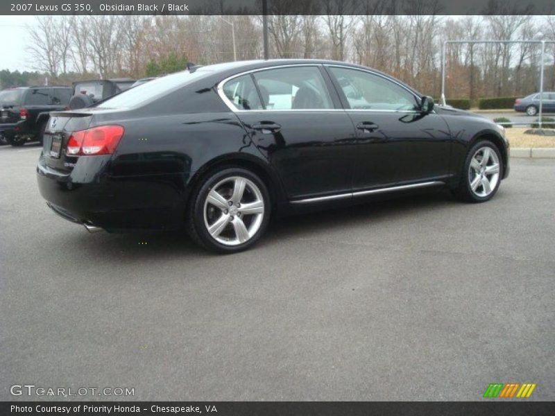 Obsidian Black / Black 2007 Lexus GS 350