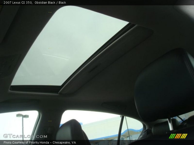 Obsidian Black / Black 2007 Lexus GS 350
