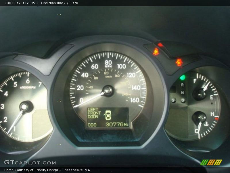 Obsidian Black / Black 2007 Lexus GS 350