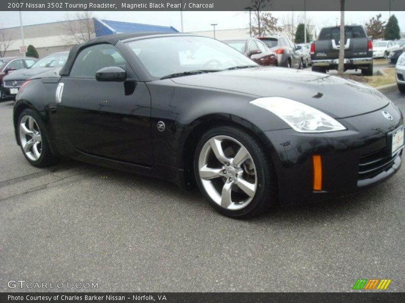 Magnetic Black Pearl / Charcoal 2007 Nissan 350Z Touring Roadster