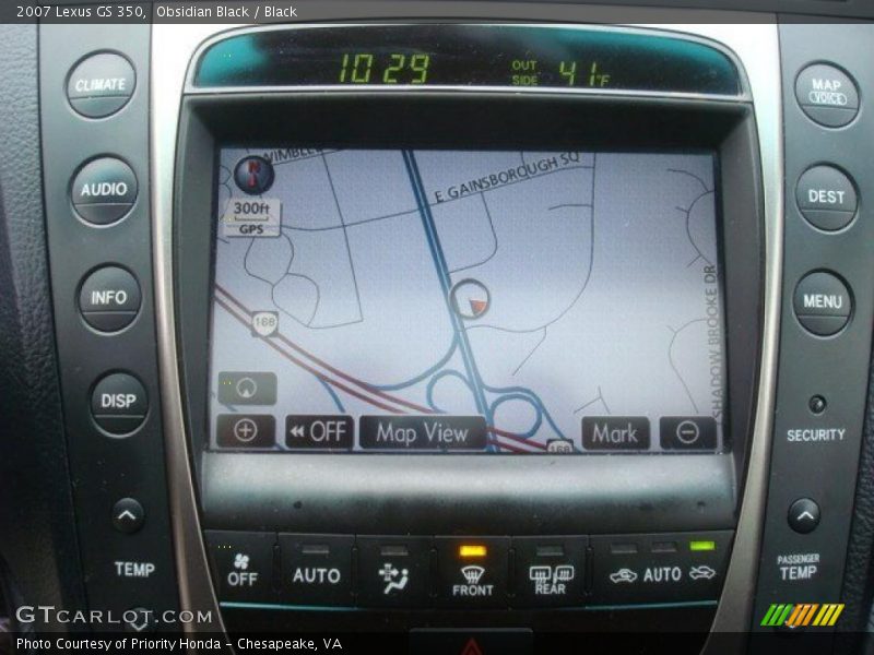 Obsidian Black / Black 2007 Lexus GS 350