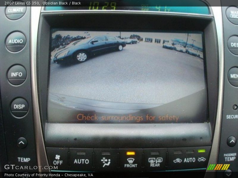 Obsidian Black / Black 2007 Lexus GS 350