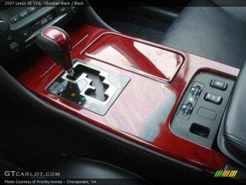 Obsidian Black / Black 2007 Lexus GS 350
