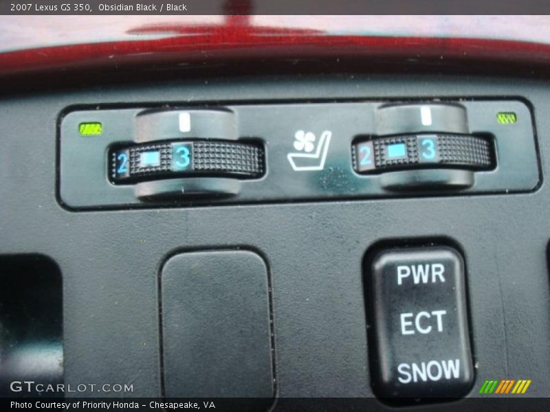 Obsidian Black / Black 2007 Lexus GS 350