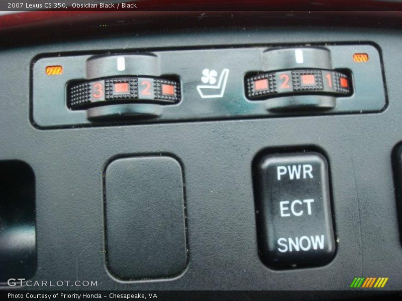 Obsidian Black / Black 2007 Lexus GS 350