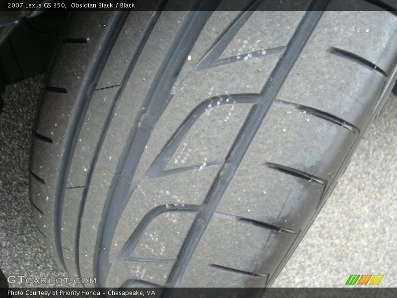 Obsidian Black / Black 2007 Lexus GS 350