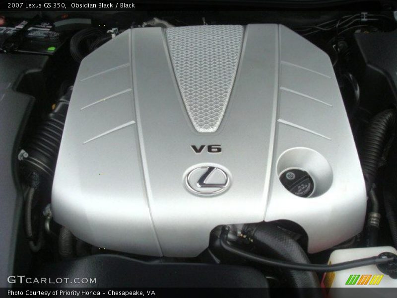 Obsidian Black / Black 2007 Lexus GS 350