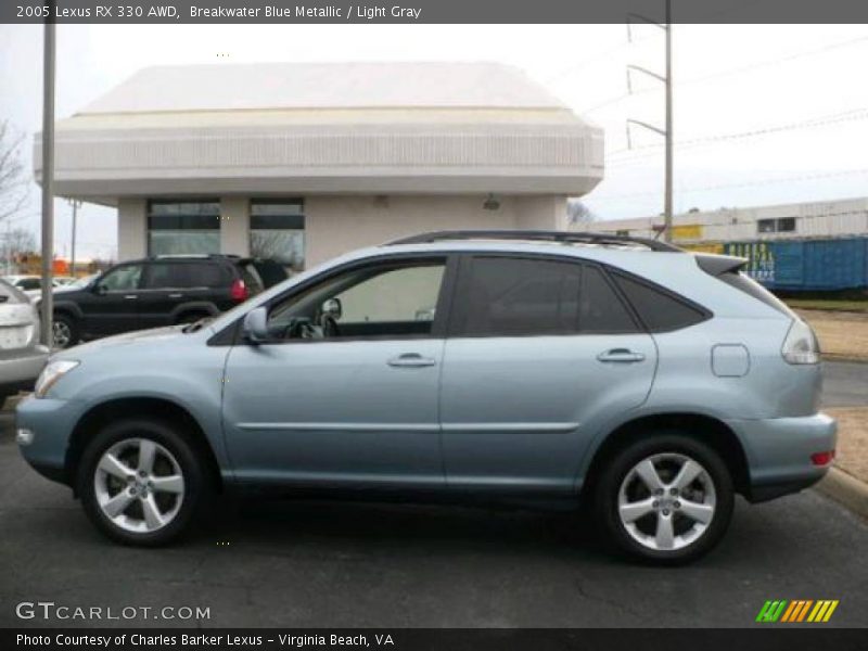 Breakwater Blue Metallic / Light Gray 2005 Lexus RX 330 AWD