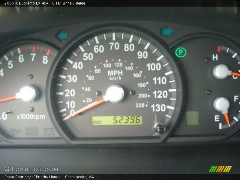  2006 Sorento EX 4x4 EX 4x4 Gauges