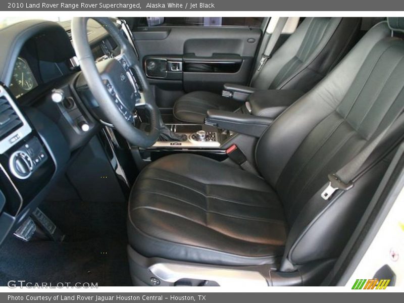 Alaska White / Jet Black 2010 Land Rover Range Rover Supercharged