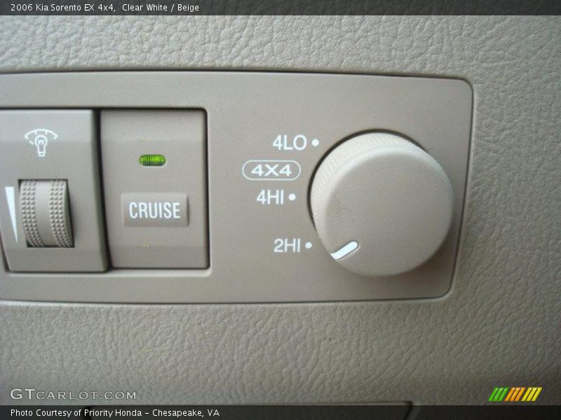 Clear White / Beige 2006 Kia Sorento EX 4x4