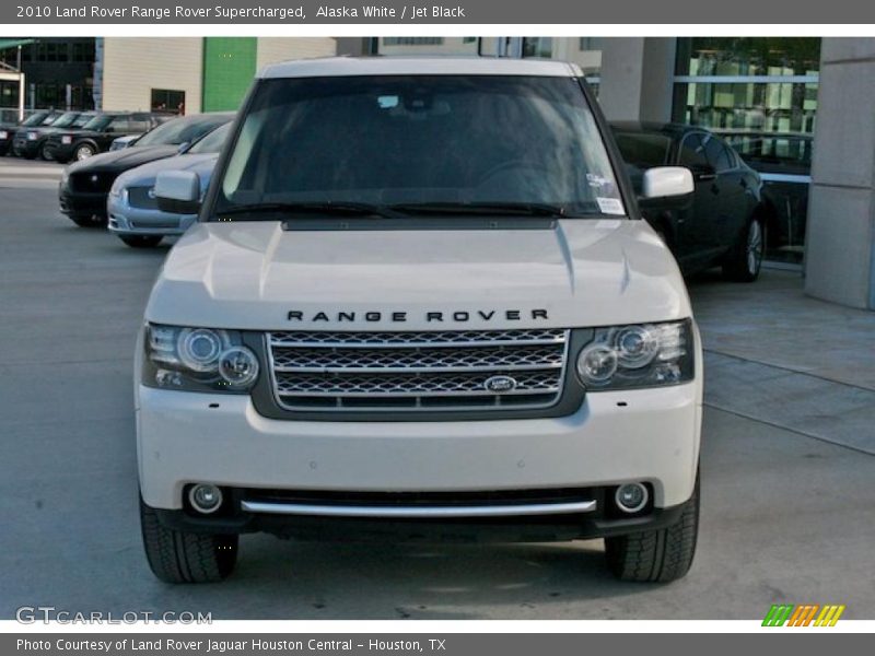 Alaska White / Jet Black 2010 Land Rover Range Rover Supercharged