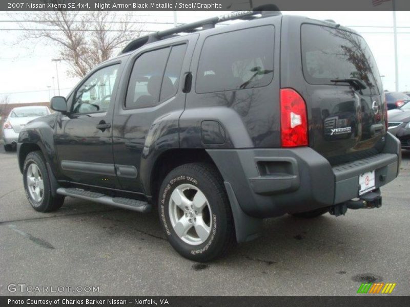 Night Armor Black Metallic / Steel/Graphite 2007 Nissan Xterra SE 4x4