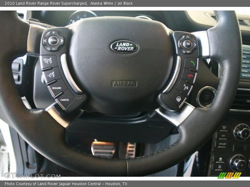 Alaska White / Jet Black 2010 Land Rover Range Rover Supercharged