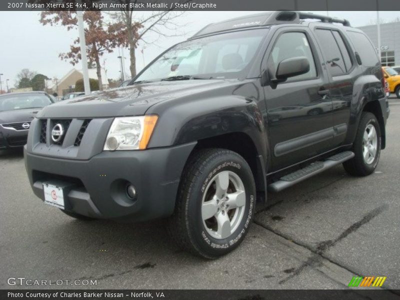 Night Armor Black Metallic / Steel/Graphite 2007 Nissan Xterra SE 4x4