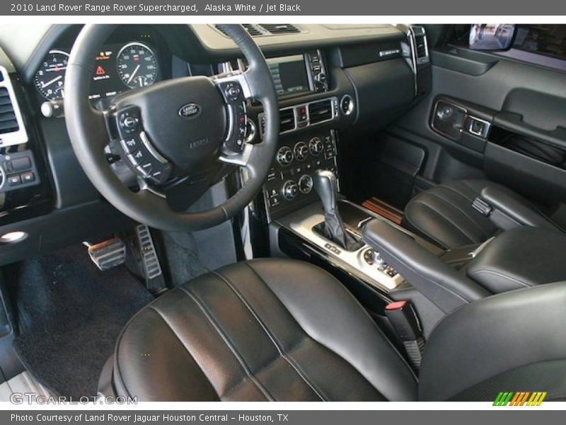 Jet Black Interior - 2010 Range Rover Supercharged 