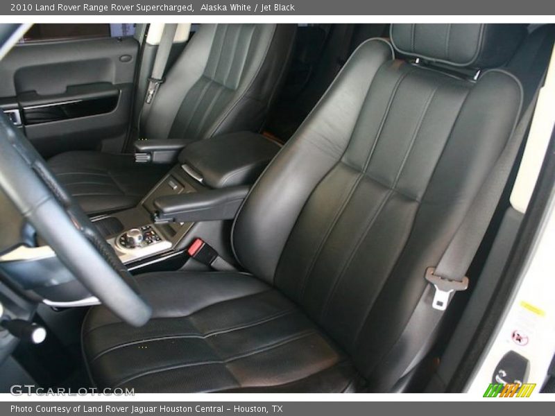 Alaska White / Jet Black 2010 Land Rover Range Rover Supercharged