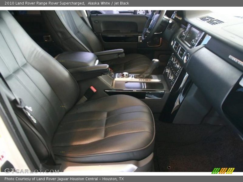 Alaska White / Jet Black 2010 Land Rover Range Rover Supercharged