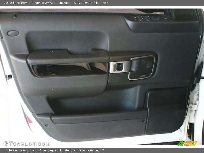 Alaska White / Jet Black 2010 Land Rover Range Rover Supercharged