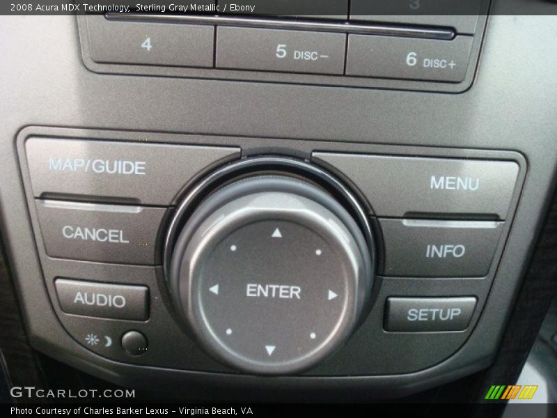 Sterling Gray Metallic / Ebony 2008 Acura MDX Technology