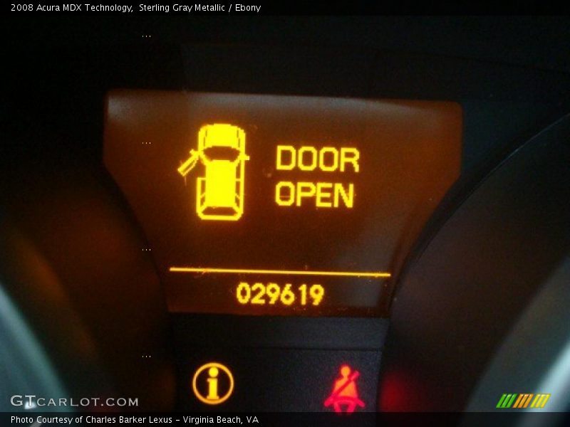 Sterling Gray Metallic / Ebony 2008 Acura MDX Technology