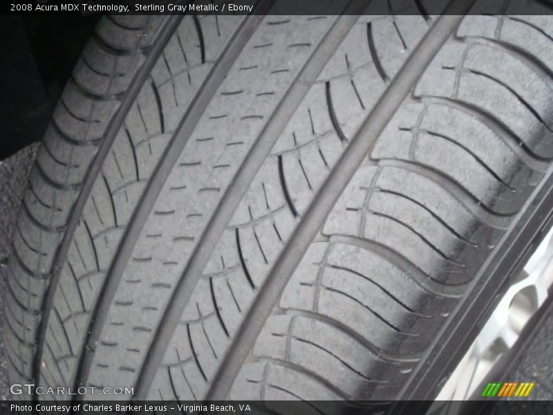 Sterling Gray Metallic / Ebony 2008 Acura MDX Technology