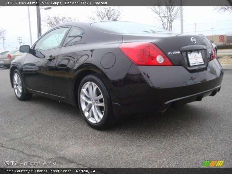  2010 Altima 3.5 SR Coupe Crimson Black