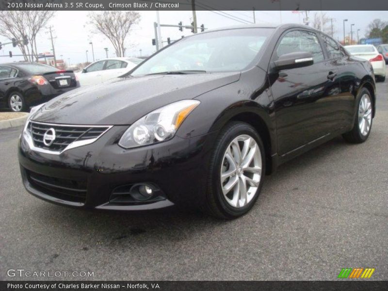 Front 3/4 View of 2010 Altima 3.5 SR Coupe