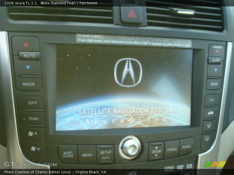 White Diamond Pearl / Parchment 2008 Acura TL 3.2