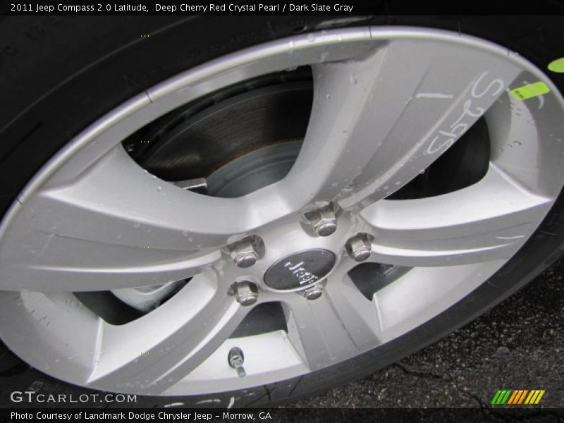 Deep Cherry Red Crystal Pearl / Dark Slate Gray 2011 Jeep Compass 2.0 Latitude