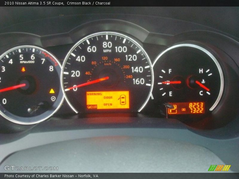  2010 Altima 3.5 SR Coupe 3.5 SR Coupe Gauges