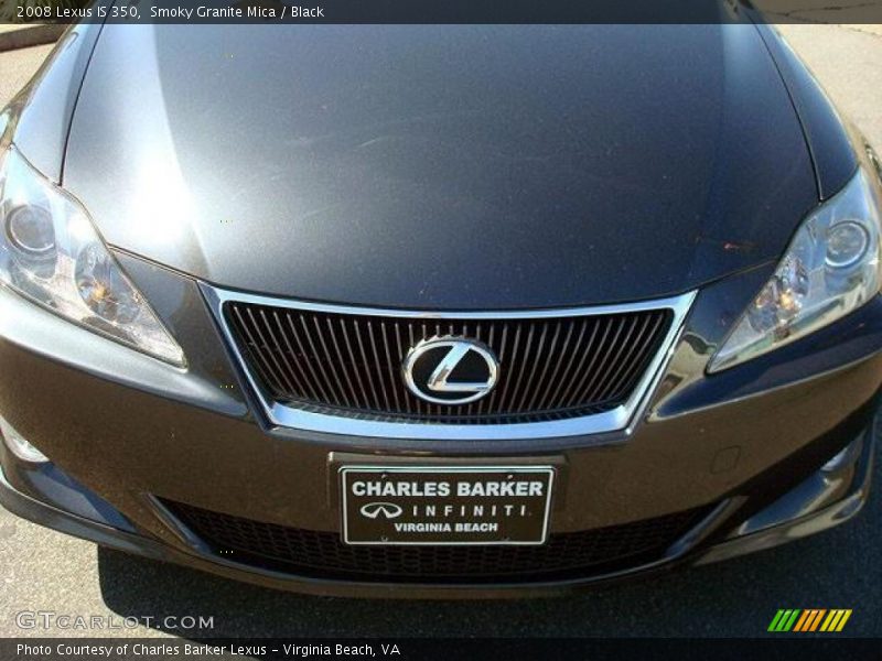 Smoky Granite Mica / Black 2008 Lexus IS 350