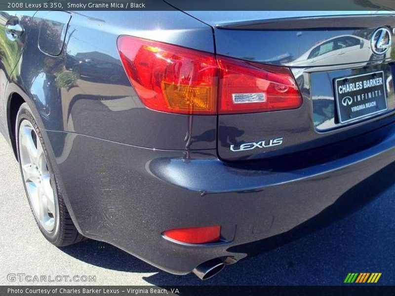 Smoky Granite Mica / Black 2008 Lexus IS 350