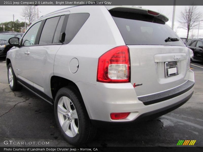 Bright Silver Metallic / Dark Slate Gray 2011 Jeep Compass 2.0 Latitude