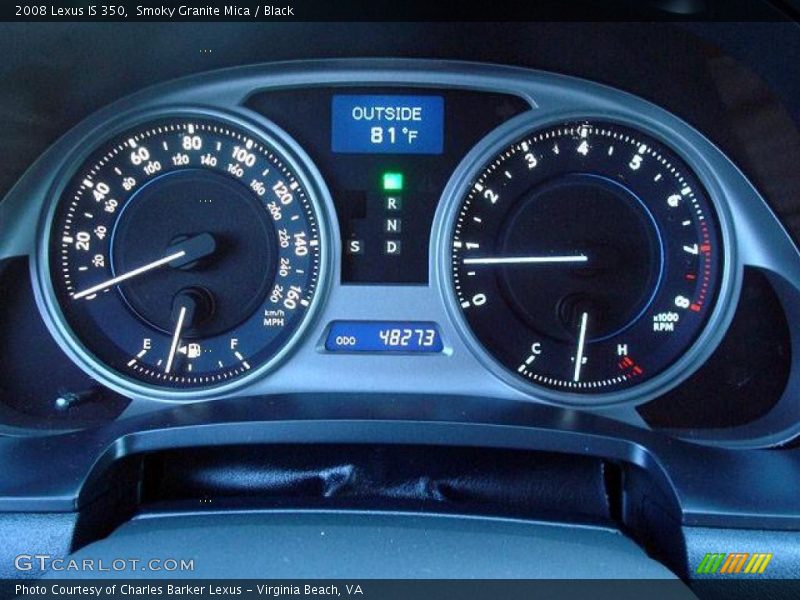  2008 IS 350 350 Gauges