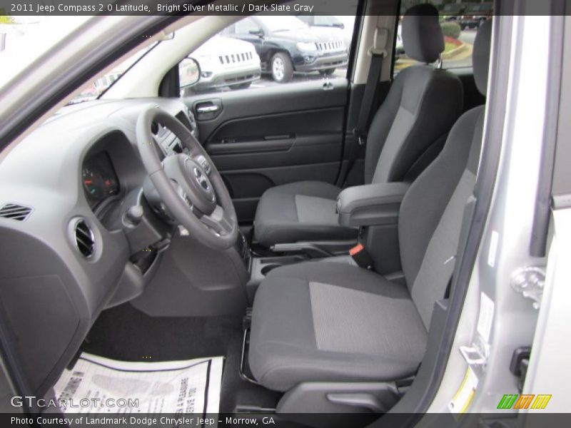  2011 Compass 2.0 Latitude Dark Slate Gray Interior