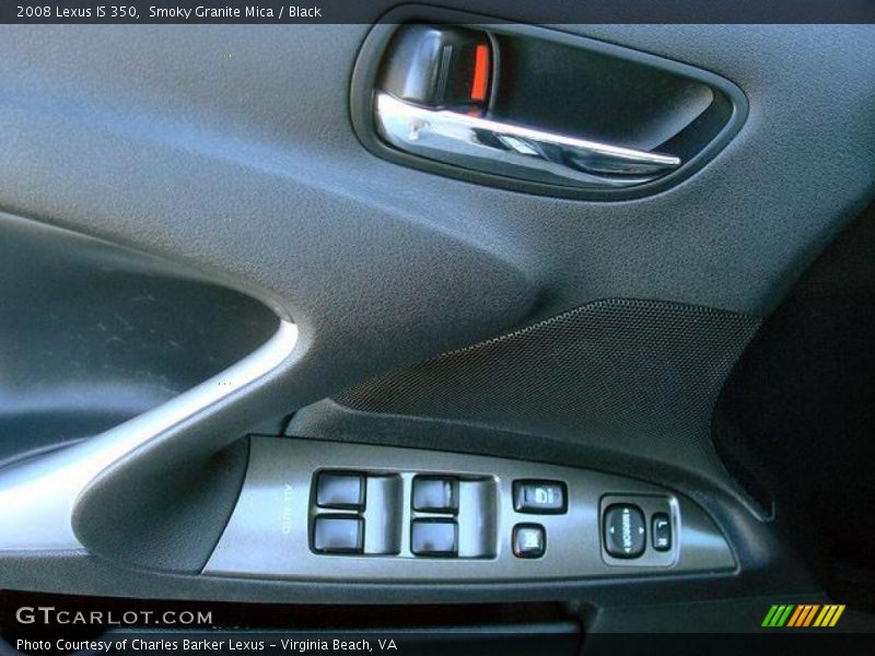 Smoky Granite Mica / Black 2008 Lexus IS 350