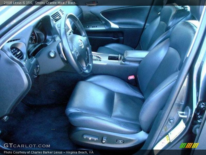  2008 IS 350 Black Interior