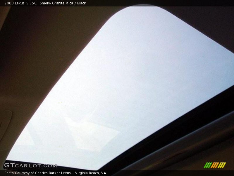 Smoky Granite Mica / Black 2008 Lexus IS 350