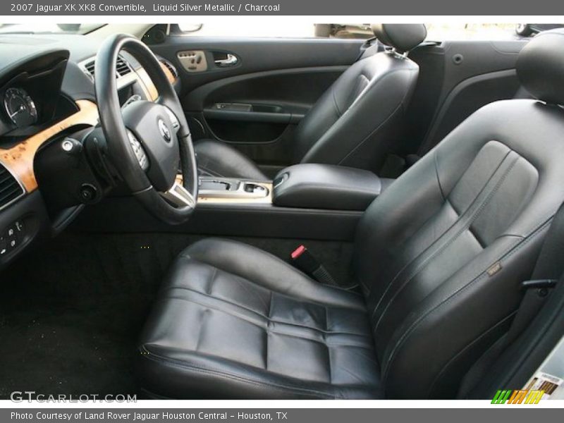 Liquid Silver Metallic / Charcoal 2007 Jaguar XK XK8 Convertible