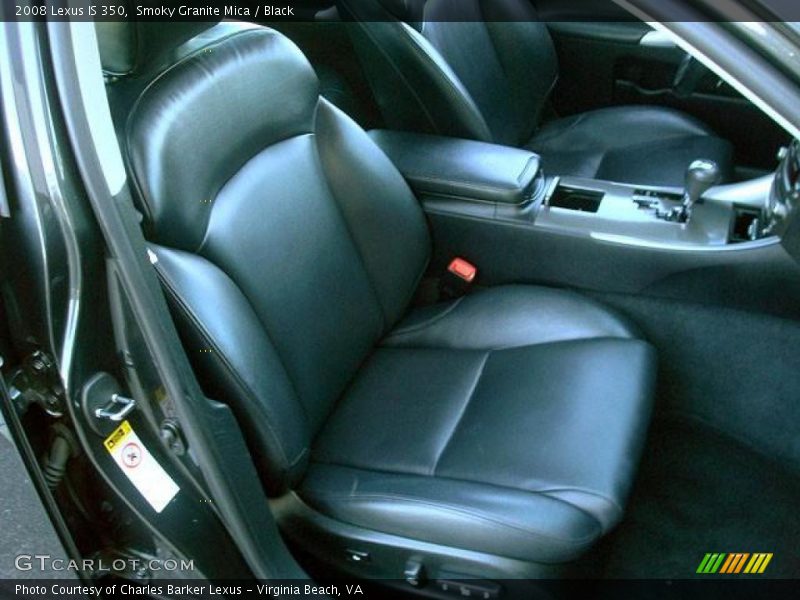  2008 IS 350 Black Interior